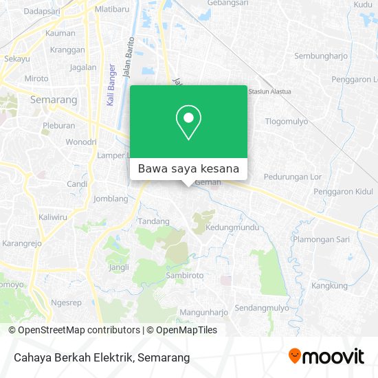 Peta Cahaya Berkah Elektrik