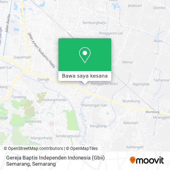 Peta Gereja Baptis Independen Indonesia (Gbii) Semarang