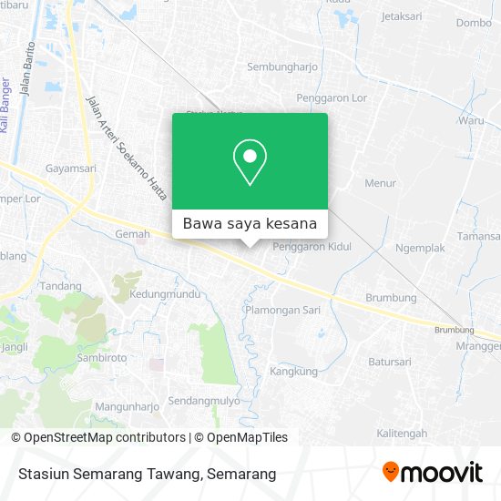 Peta Stasiun Semarang Tawang