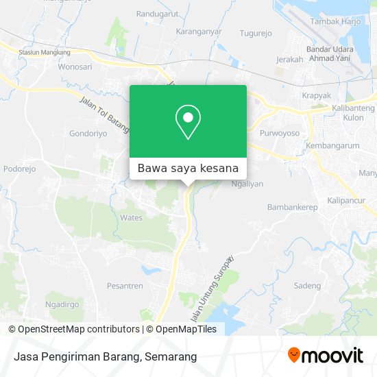 Peta Jasa Pengiriman Barang