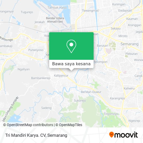 Peta Tri Mandiri Karya. CV