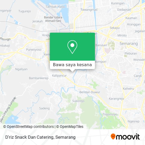 Peta D'riz Snack Dan Catering