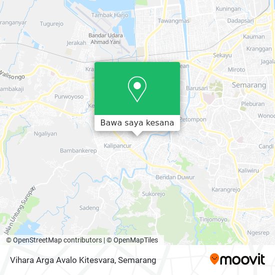 Peta Vihara Arga Avalo Kitesvara