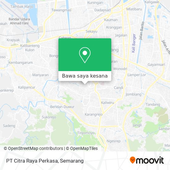 Peta PT Citra Raya Perkasa