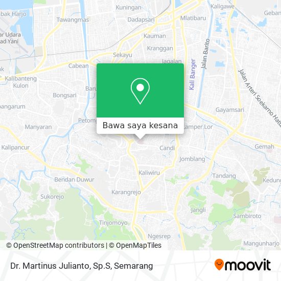 Peta Dr. Martinus Julianto, Sp.S