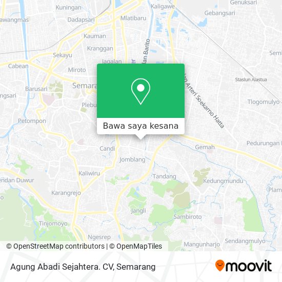 Peta Agung Abadi Sejahtera. CV