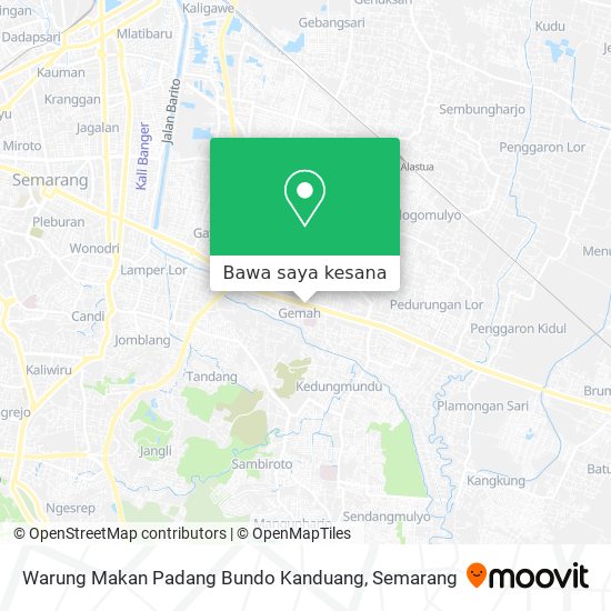 Peta Warung Makan Padang Bundo Kanduang