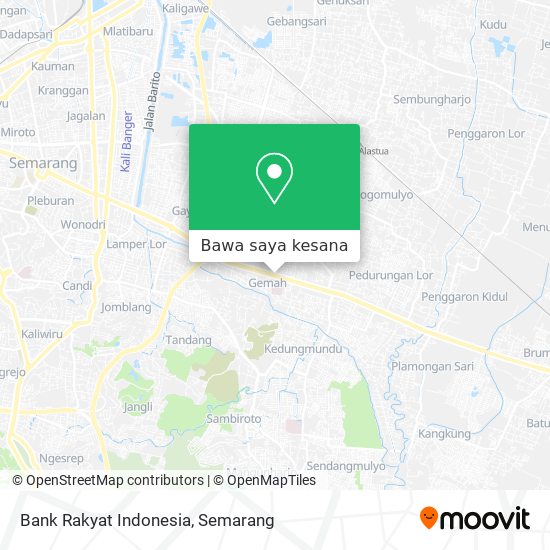 Peta Bank Rakyat Indonesia