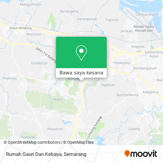 Peta Rumah Gaun Dan Kebaya