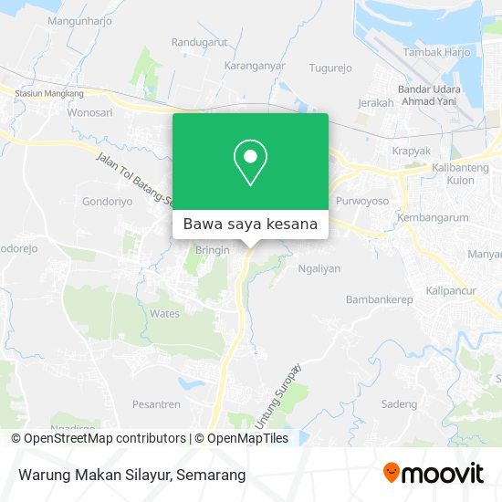 Peta Warung Makan Silayur