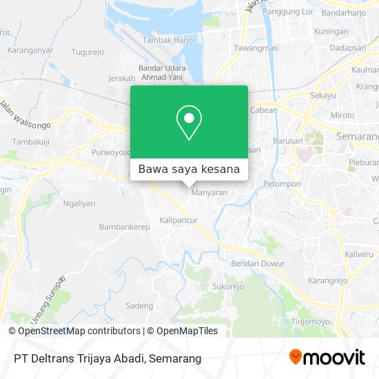 Peta PT Deltrans Trijaya Abadi