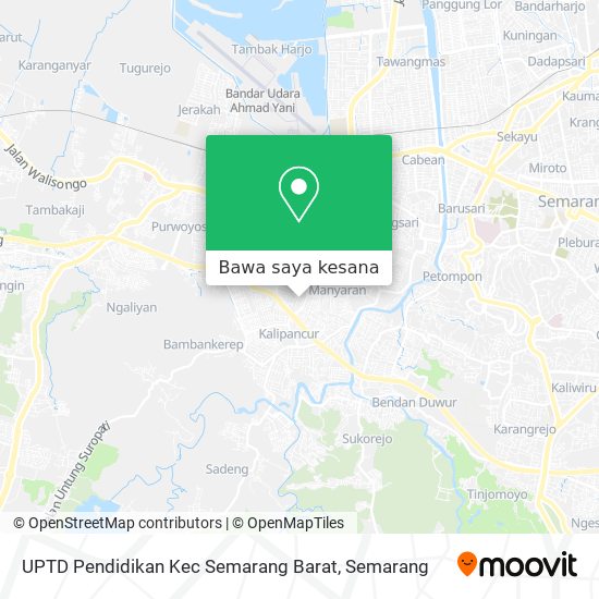 Peta UPTD Pendidikan Kec Semarang Barat