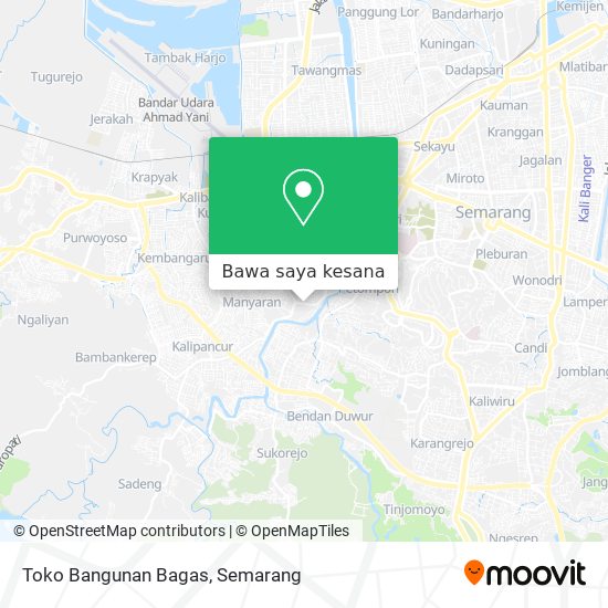 Peta Toko Bangunan Bagas