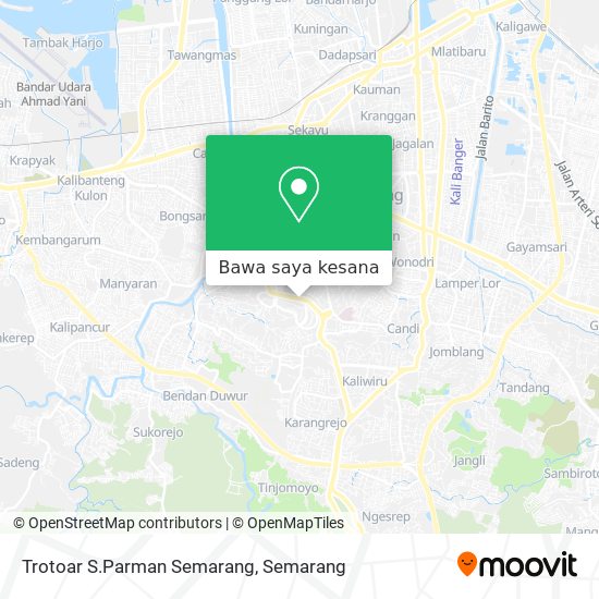 Peta Trotoar S.Parman Semarang