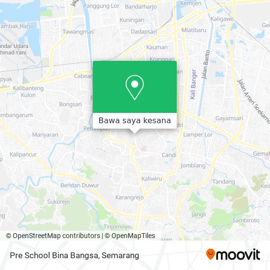 Peta Pre School Bina Bangsa