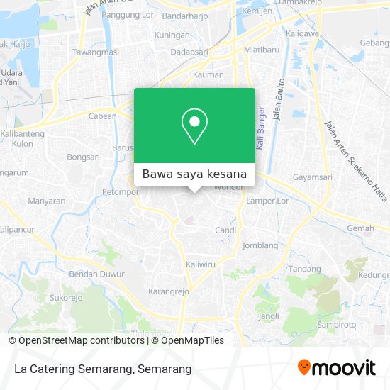 Peta La Catering Semarang