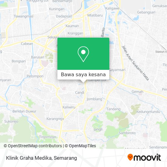 Peta Klinik Graha Medika