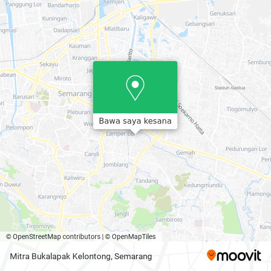 Peta Mitra Bukalapak Kelontong