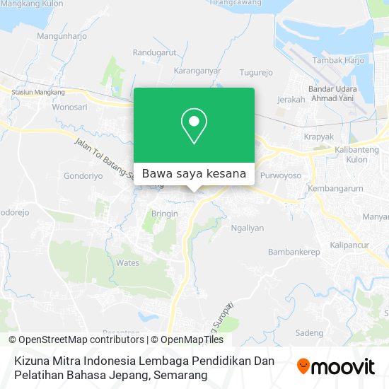 Peta Kizuna Mitra Indonesia Lembaga Pendidikan Dan Pelatihan Bahasa Jepang