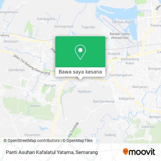 Peta Panti Asuhan Kafalatul Yatama