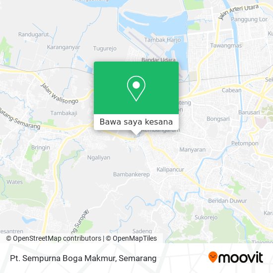 Peta Pt. Sempurna Boga Makmur