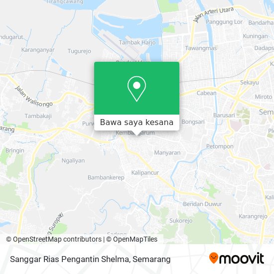 Peta Sanggar Rias Pengantin Shelma