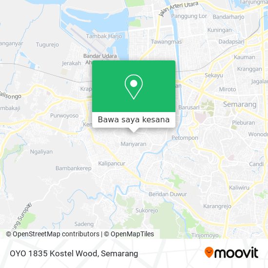 Peta OYO 1835 Kostel Wood