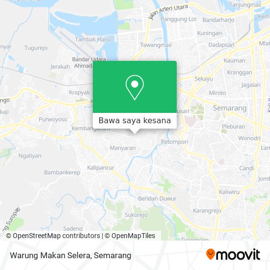 Peta Warung Makan Selera