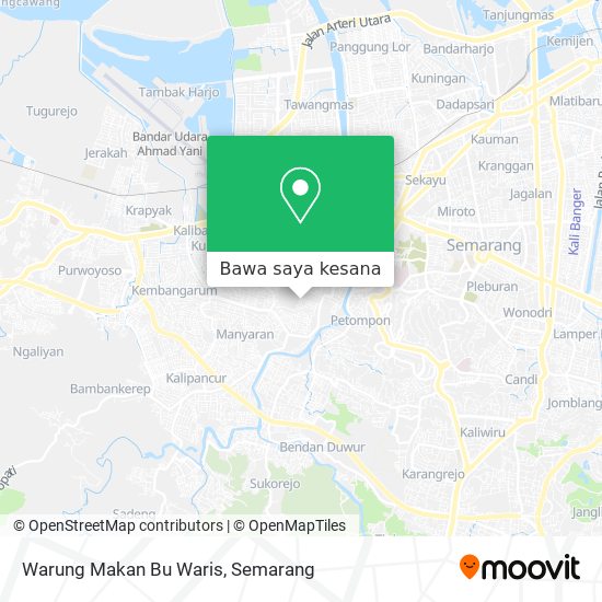 Peta Warung Makan Bu Waris