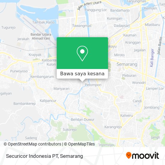Peta Securicor Indonesia PT
