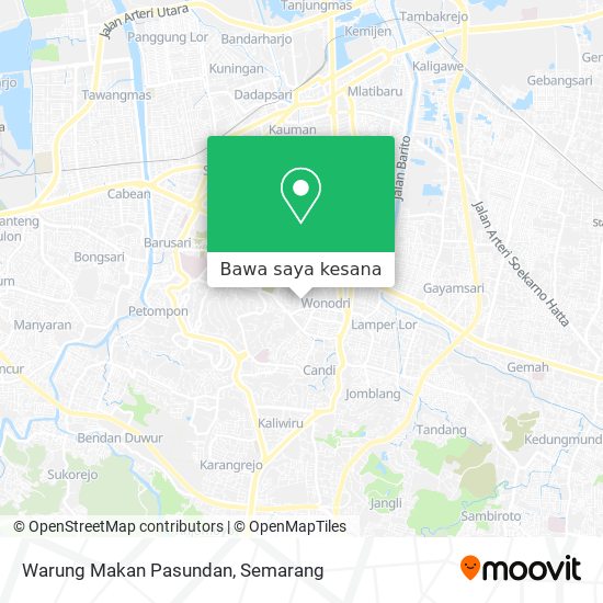 Peta Warung Makan Pasundan