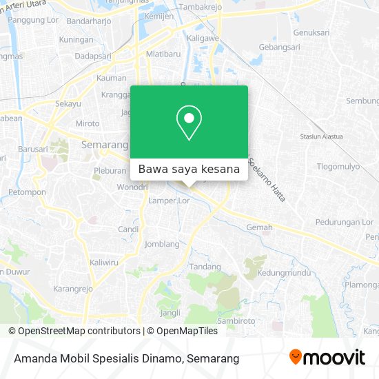 Peta Amanda Mobil Spesialis Dinamo