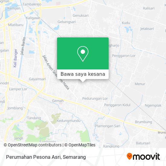 Peta Perumahan Pesona Asri