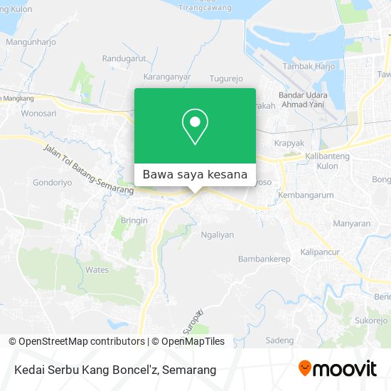 Peta Kedai Serbu Kang Boncel'z
