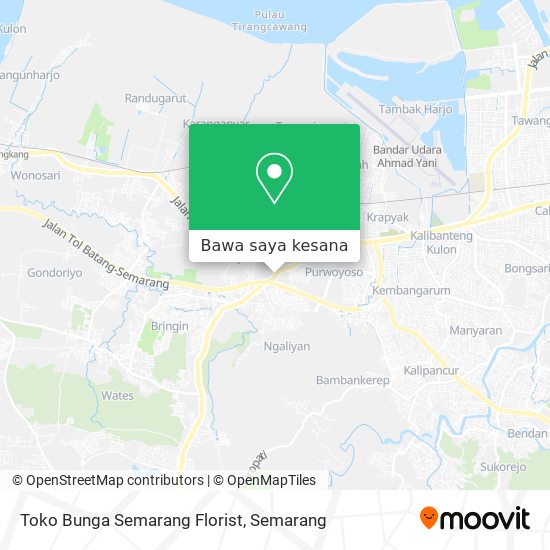 Peta Toko Bunga Semarang Florist