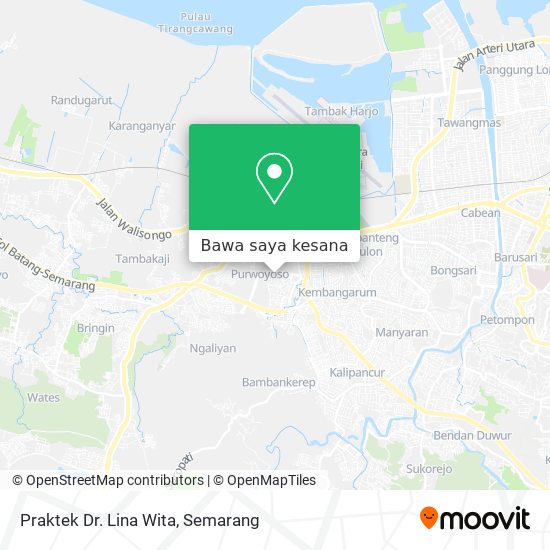 Peta Praktek Dr. Lina Wita