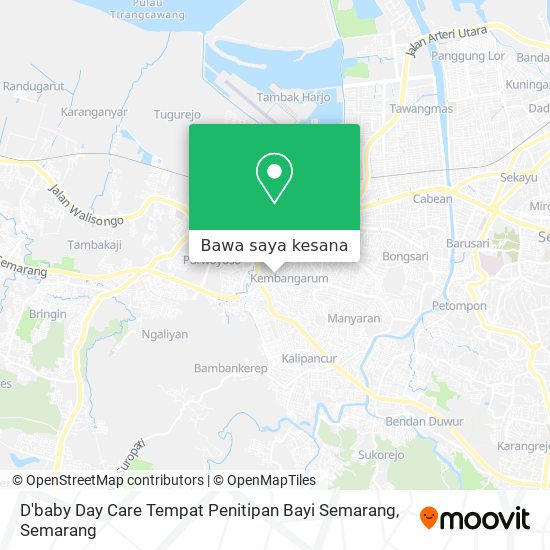 Peta D'baby Day Care Tempat Penitipan Bayi Semarang