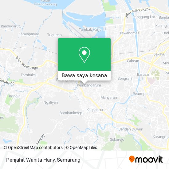 Peta Penjahit Wanita Hany