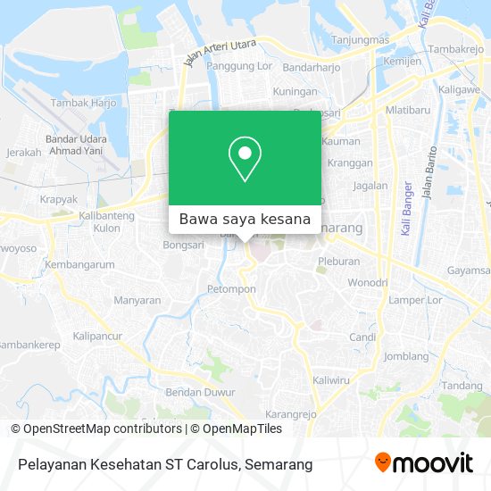 Peta Pelayanan Kesehatan ST Carolus