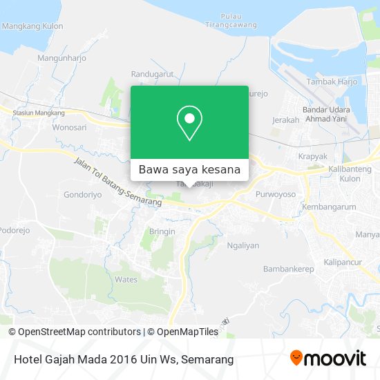 Peta Hotel Gajah Mada 2016 Uin Ws