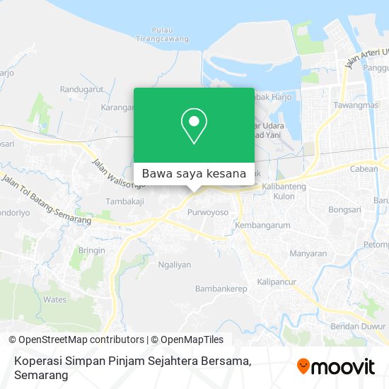 Peta Koperasi Simpan Pinjam Sejahtera Bersama