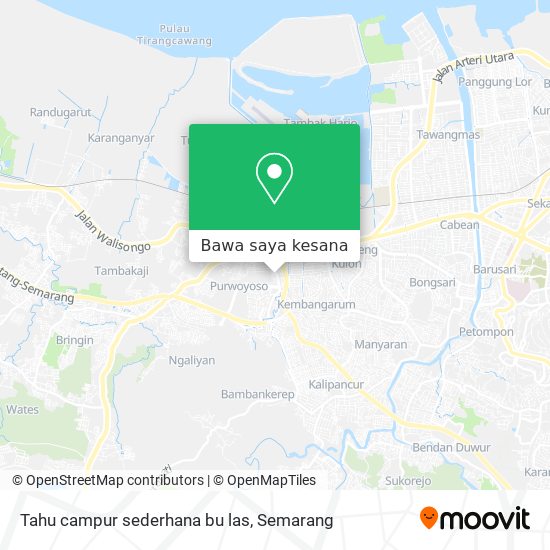 Peta Tahu campur sederhana bu las