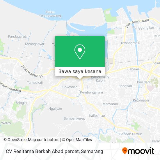 Peta CV Resitama Berkah Abadipercet