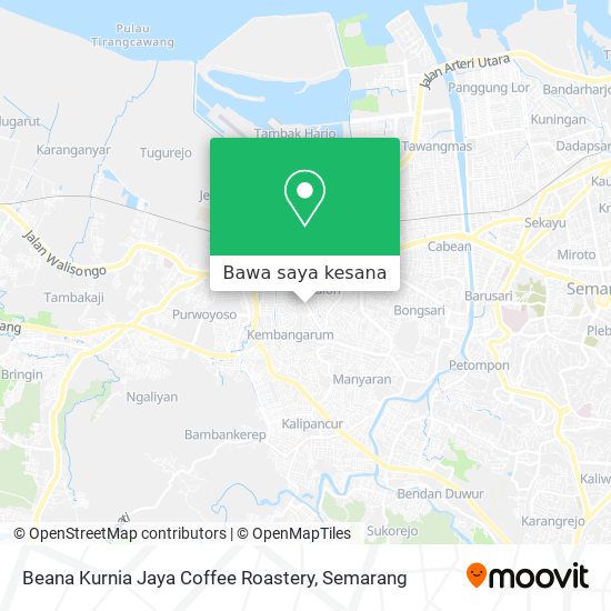 Peta Beana Kurnia Jaya Coffee Roastery