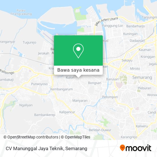 Peta CV Manunggal Jaya Teknik