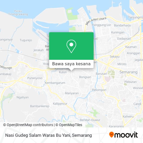 Peta Nasi Gudeg Salam Waras Bu Yani