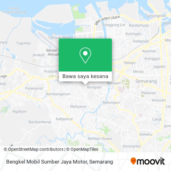 Peta Bengkel Mobil Sumber Jaya Motor