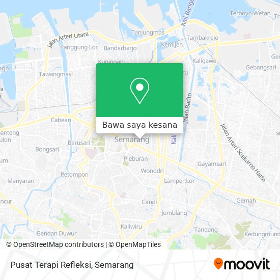 Peta Pusat Terapi Refleksi