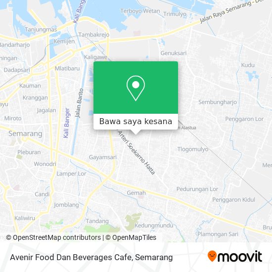 Peta Avenir Food Dan Beverages Cafe