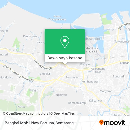 Peta Bengkel Mobil New Fortuna